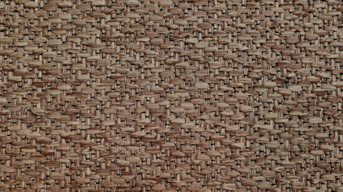 Close-up of textured brown winter khaddar weave