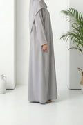 Zarnish Beige Abaya by Al Deebaj