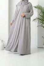 Zarnish Beige Abaya by Al Deebaj, photo 3