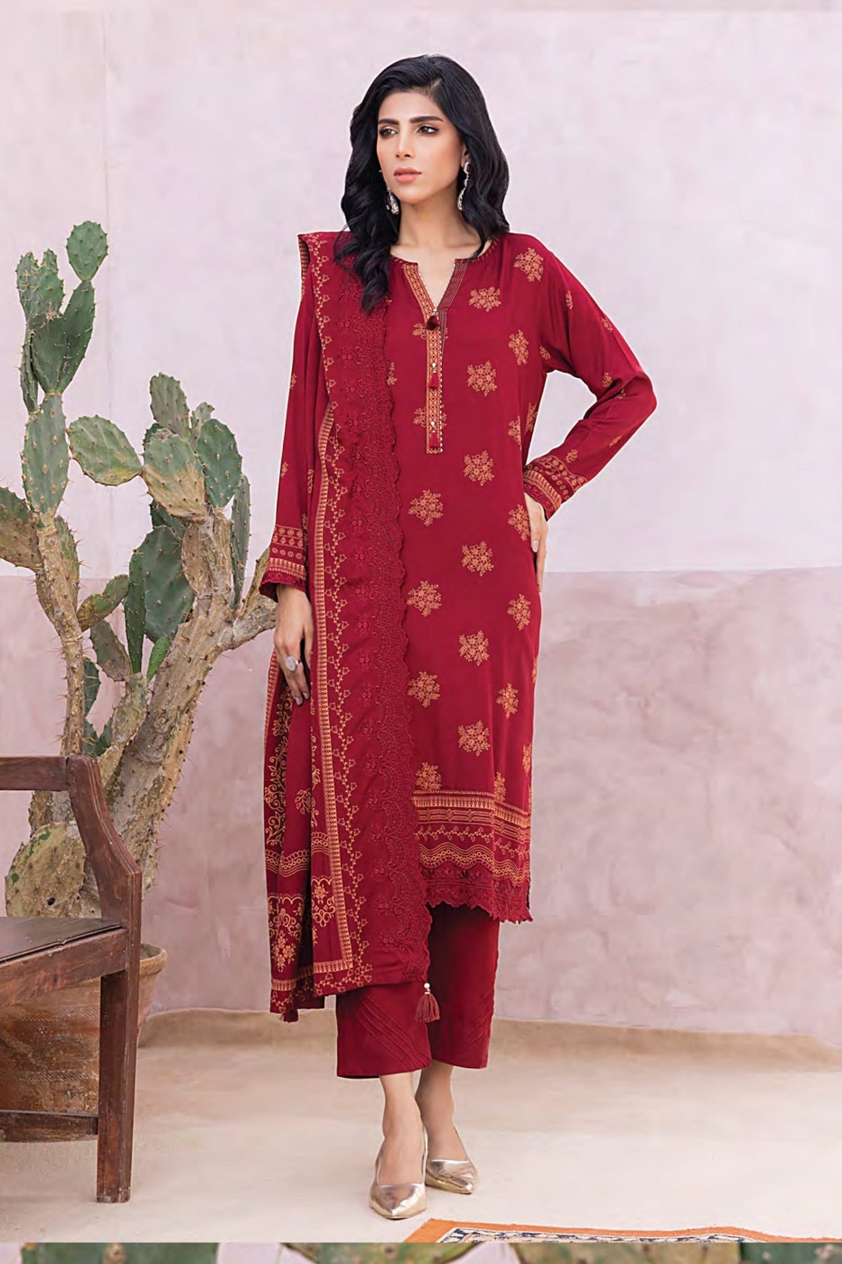 LSM Cashmi Wool LG-0019C by Lakhany – Lakhany 3-piece unstitched suit