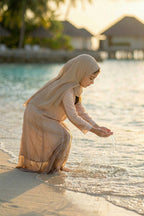 Samiya Light Brown Abaya by Al Deebaj, photo 4