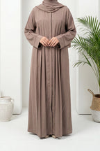 Faiza Brown Abaya by Al Deebaj