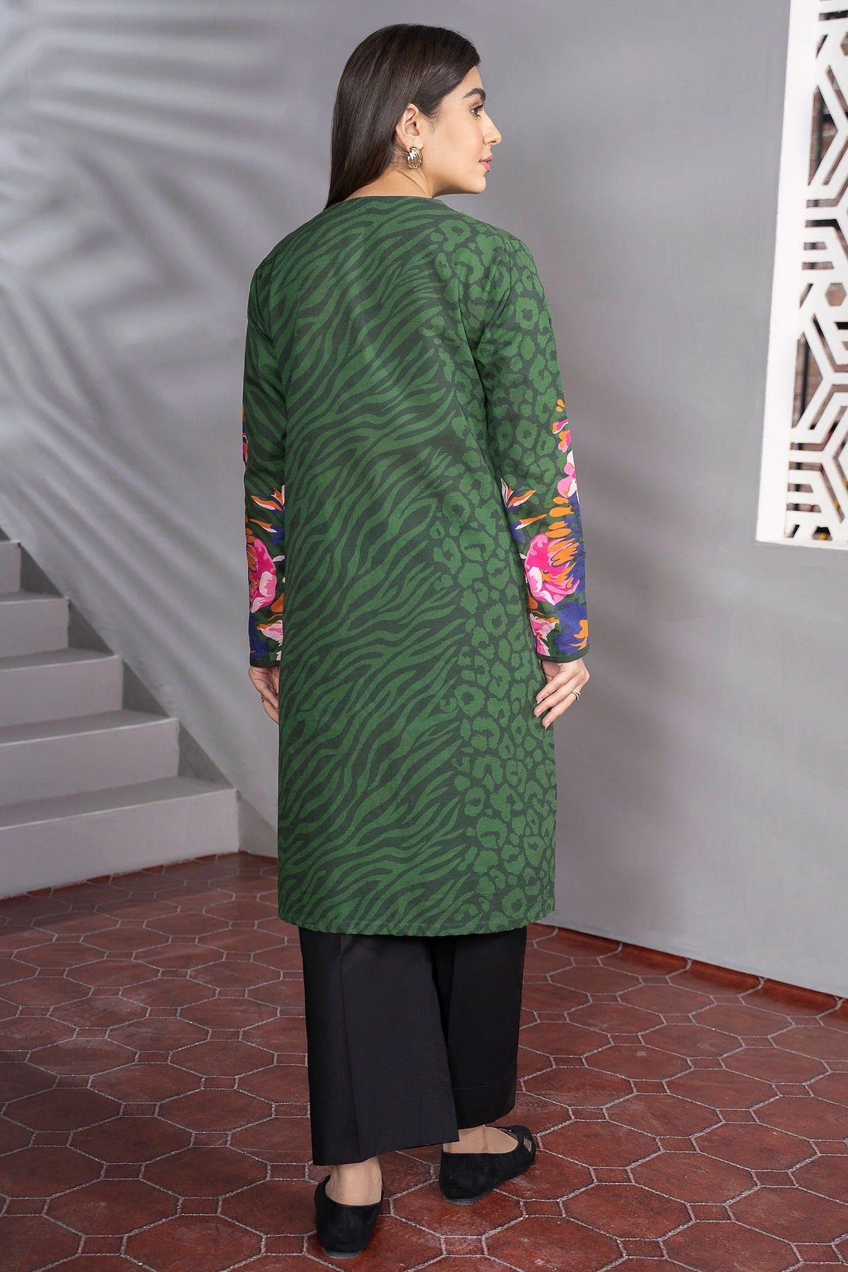 Limelight Winter U2047 Parrot Green Kurti, photo 2