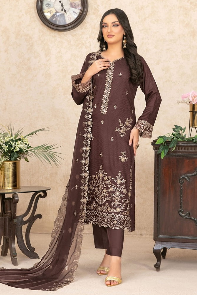 Tawakkal Nurguz Viscose D-4216 – Tawakkal 3-piece unstitched suit