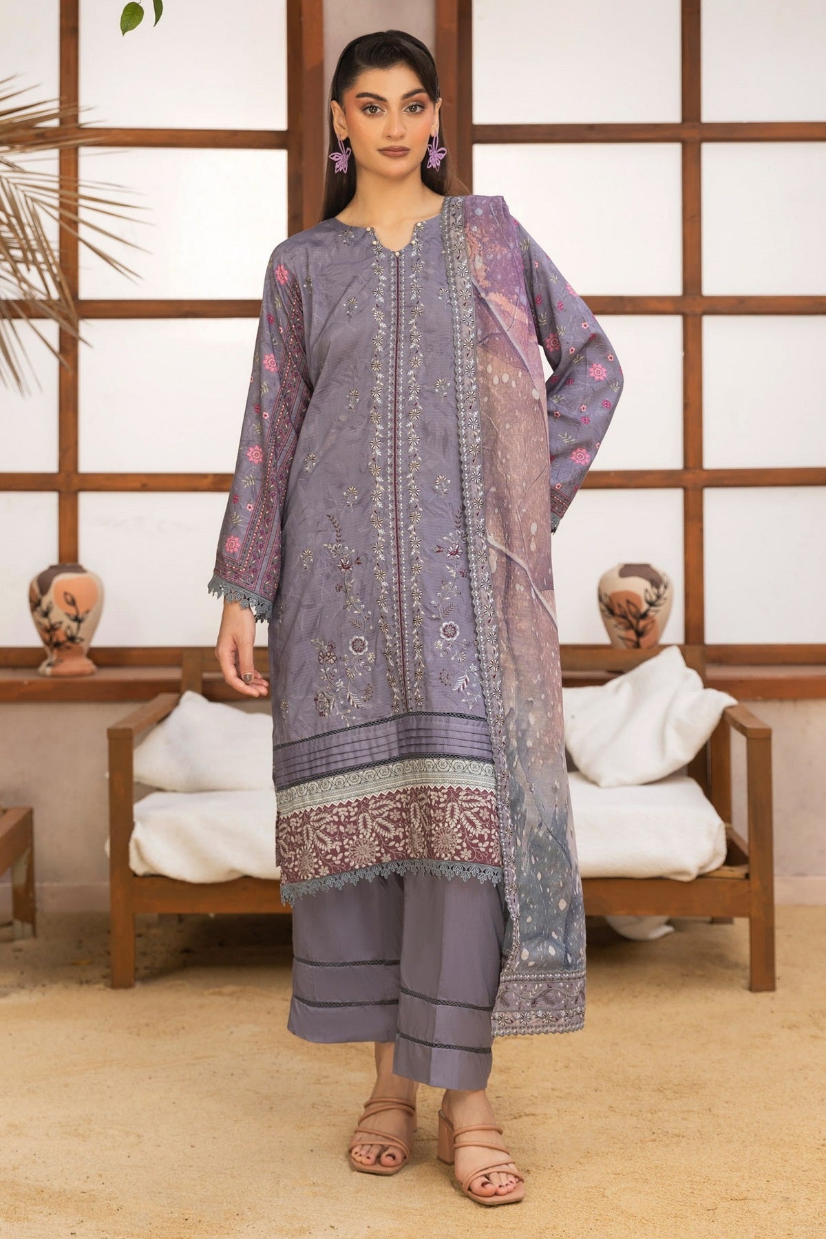 Abisha Premium Viscose D-01 by Abisha Fabrics – Abisha Fabrics 3-piece unstitched suit