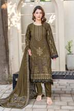 Alif Winter By Eman Arts AW-13 – Eman Arts 3-piece unstitched suit