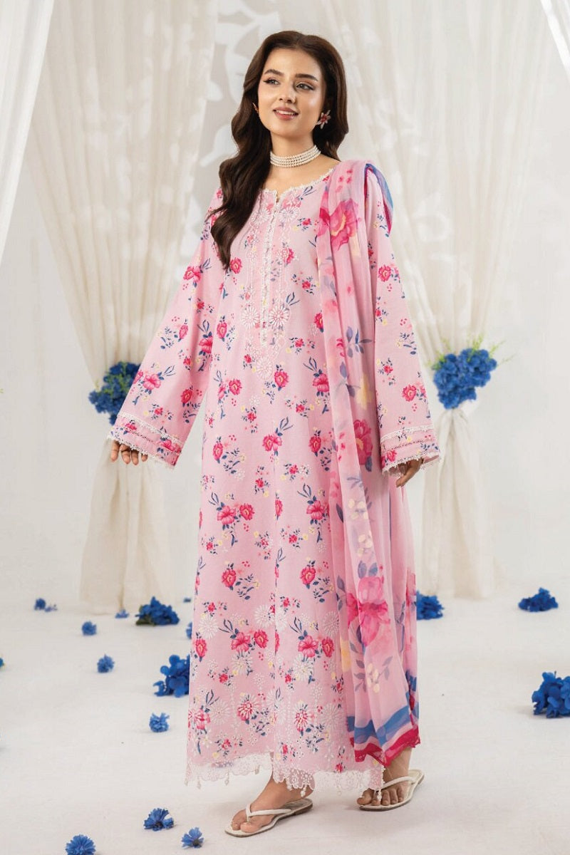 Zeal Lawn By Sanam Saeed D-01 by Puri Fabrics – Puri Fabrics 3-piece unstitched suit