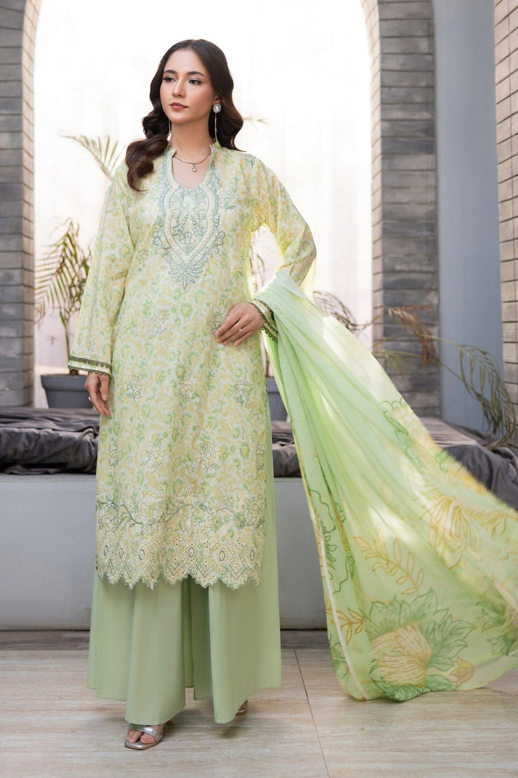 Zimal Lawn By Sanam Saeed D-06 by Puri Fabrics – Puri Fabrics 3-piece unstitched suit