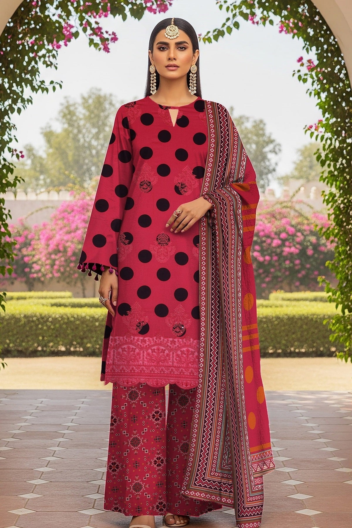 Palwasha Kanwal Linen D-01 – Palwasha 3-piece unstitched suit