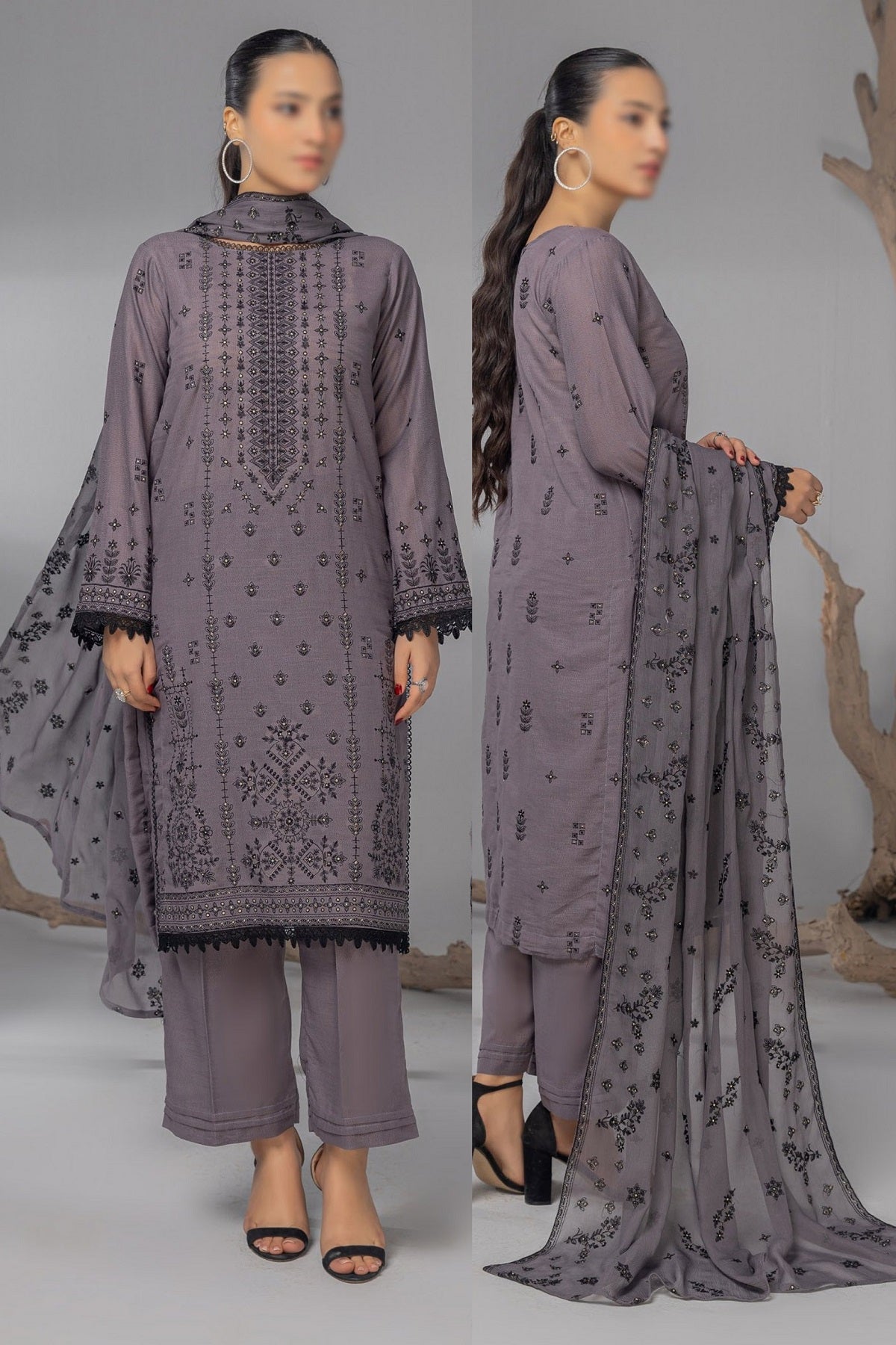 Fantak Premium Karandi FAS-31 – Fantak 3-piece unstitched suit