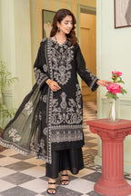 Alif Lawn By Eman Arts AL-185 – Eman Arts 3-piece unstitched suit