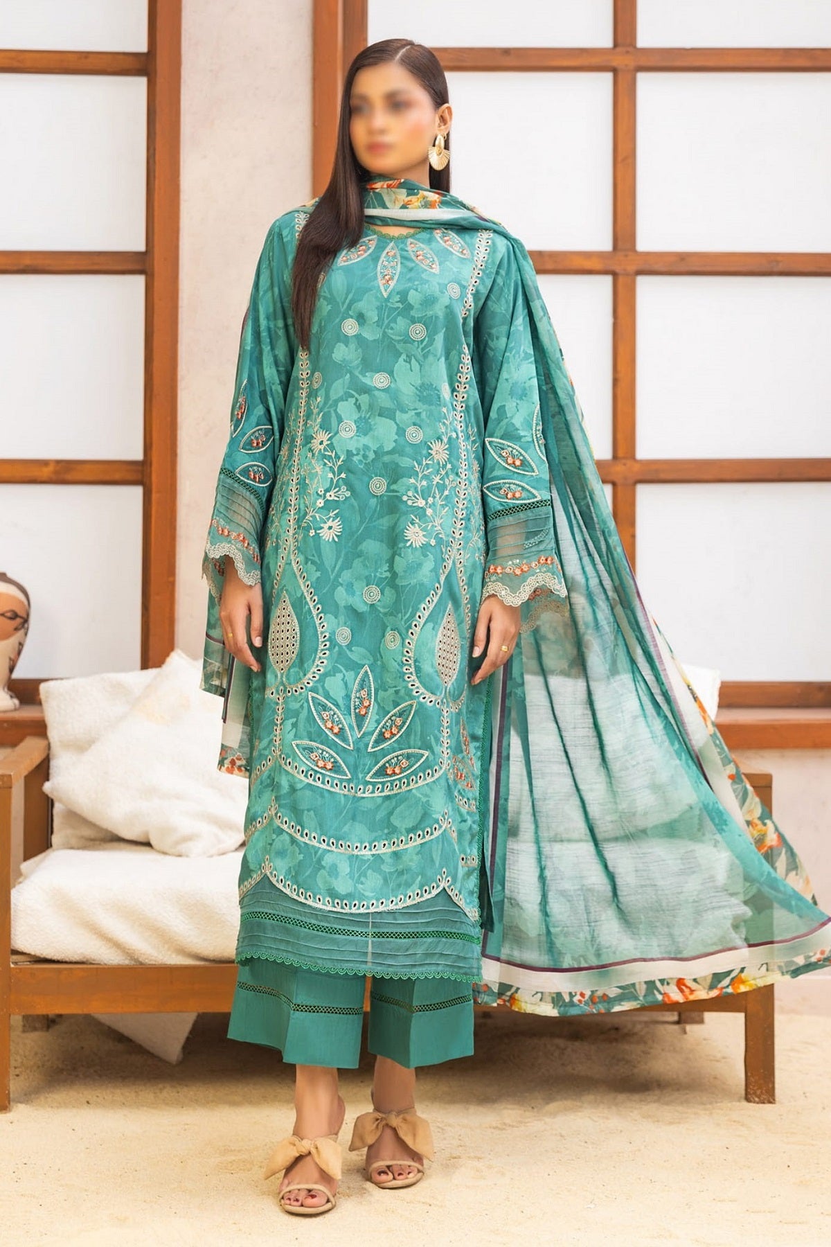 Fantak Premium Viscose FAW-218 – Fantak 3-piece unstitched suit