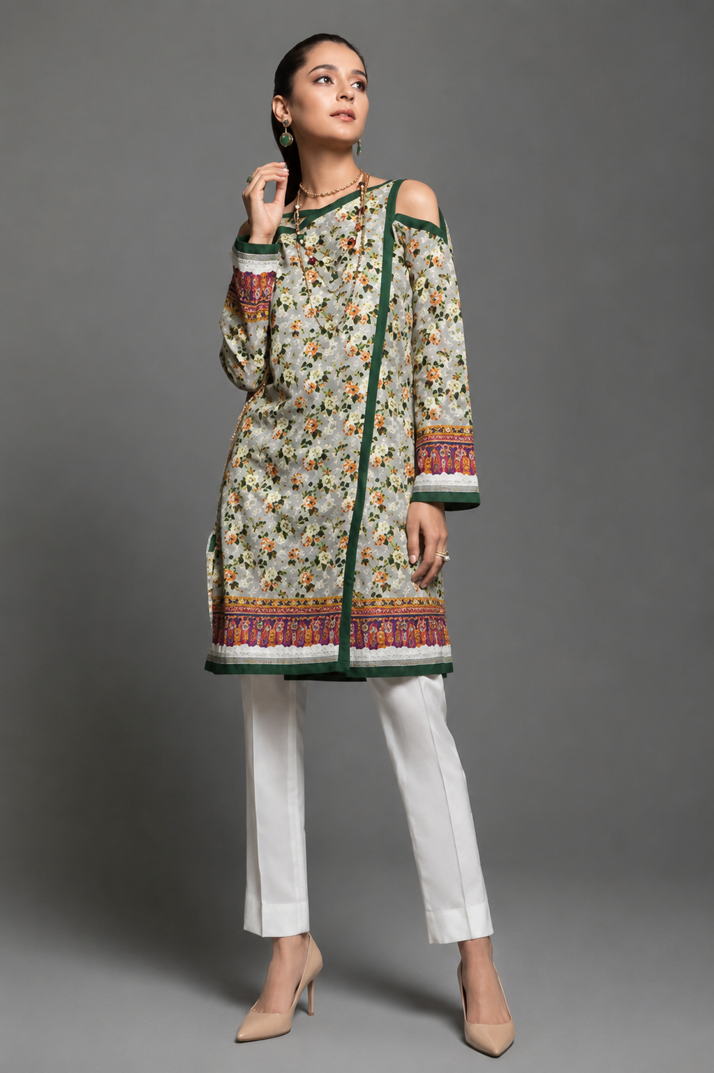 Gul Ahmed Khaddar SK-59 Kurti – Gul Ahmed unstitched shirt
