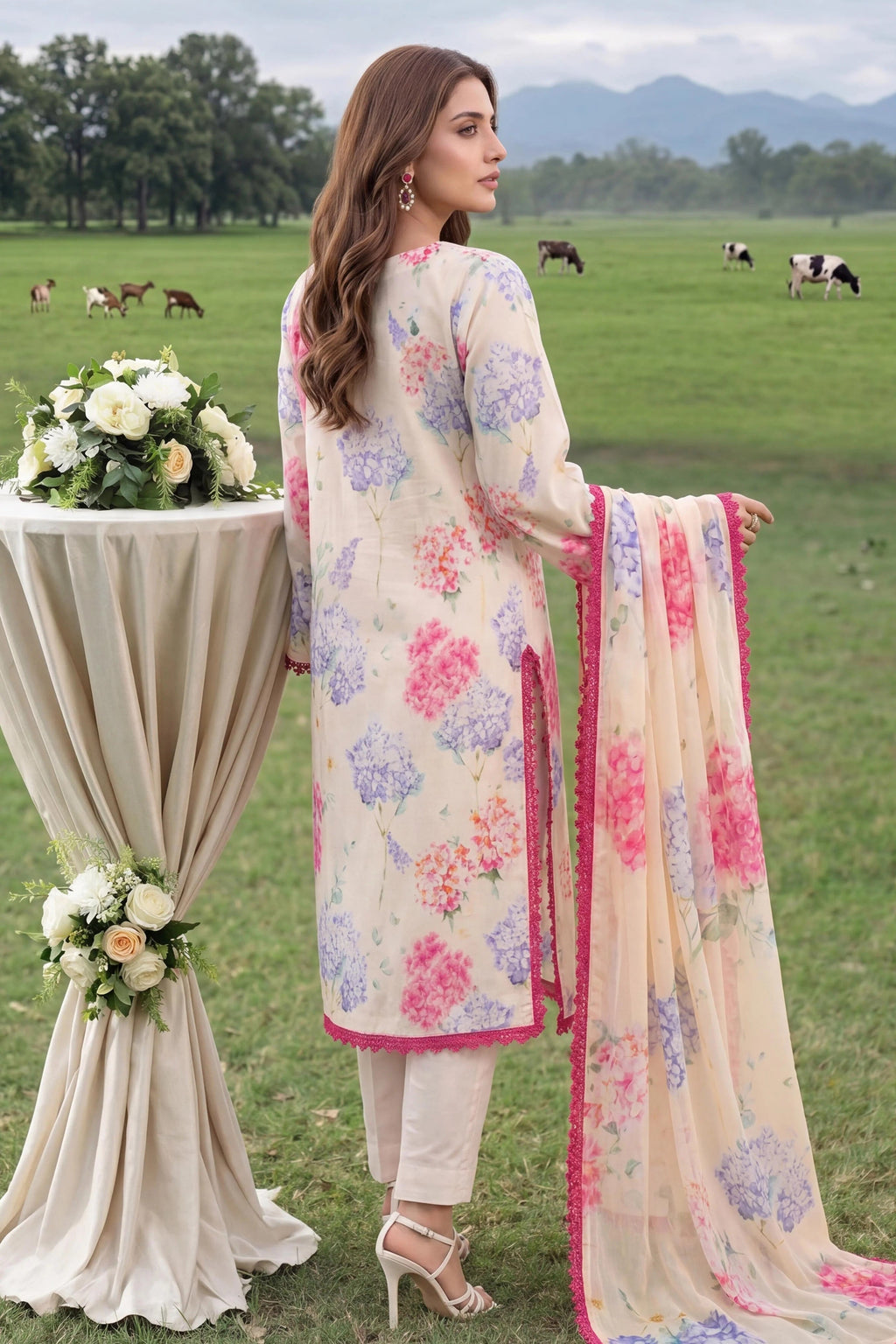 Al Zohaib Colors Print Lawn CDC-02, photo 2