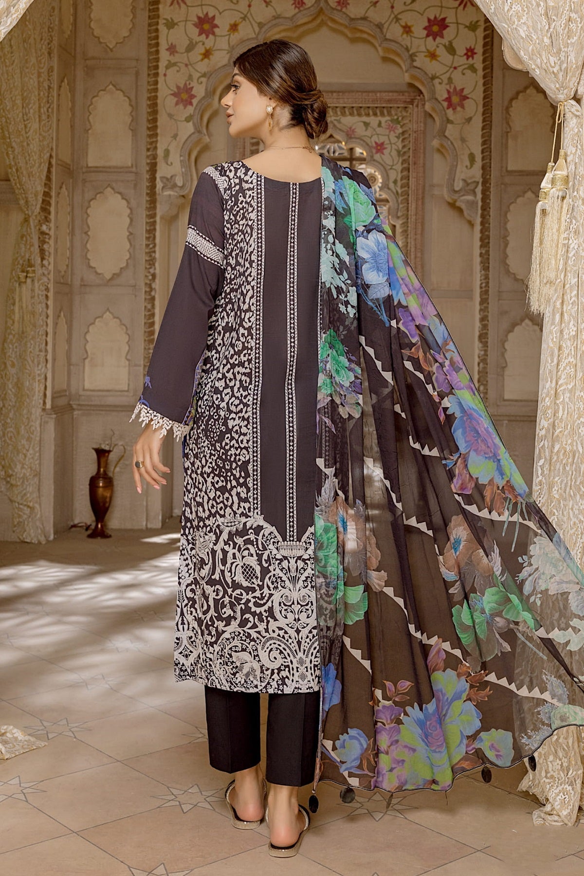 Qaus C Print Lawn QBW-02 by Bin Rashid, photo 2