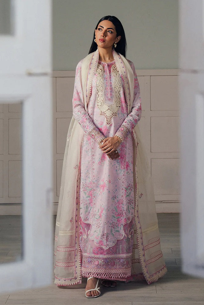 Afrozeh Day Break Lawn D-12 (Skydust) – Afrozeh 3-piece unstitched suit