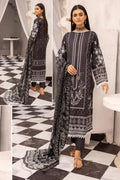 Shaista Black & White Lawn D-328 – Shaista 3-piece unstitched suit