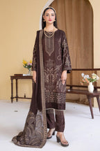 Alif Viscose By Eman Arts AW-03 – Eman Arts 3-piece unstitched suit