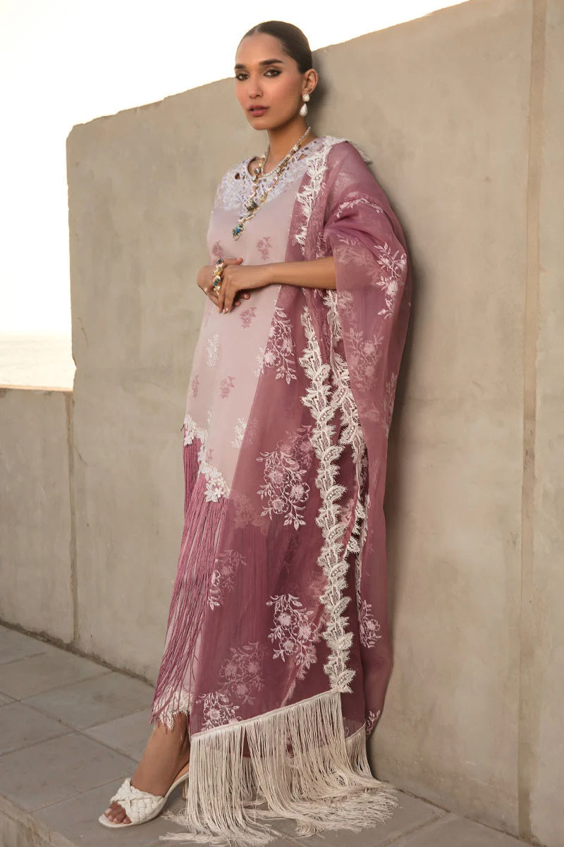 Rang Rasiya Florence Lawn D-02 (Dahlia) – Rang Rasiya 3-piece unstitched suit