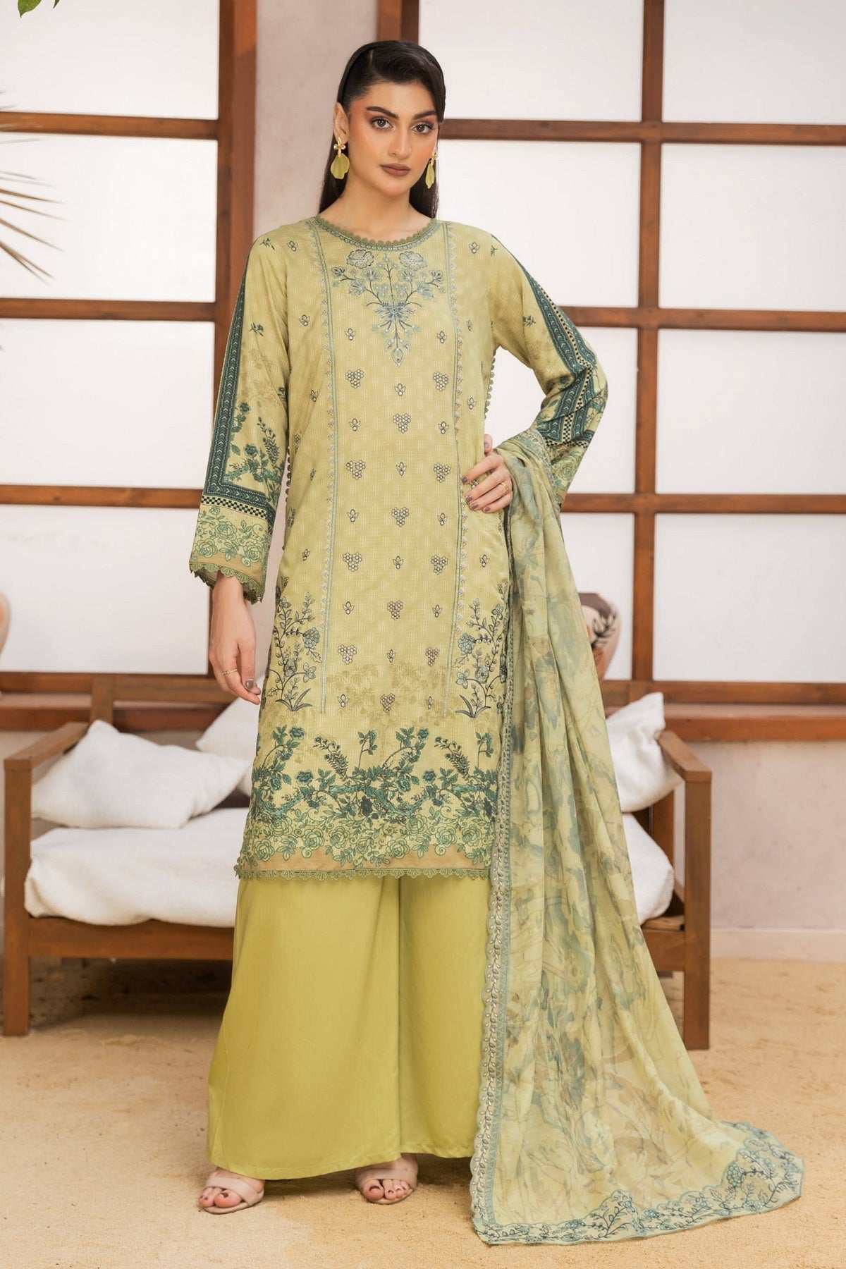 Abisha Premium Viscose D-02 by Abisha Fabrics – Abisha Fabrics 3-piece unstitched suit