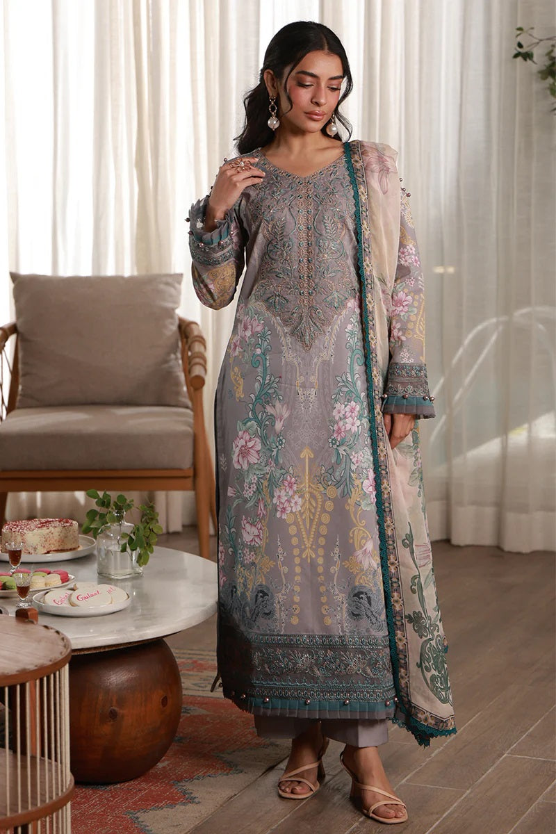 Gulaal Lawn D-02 (Orra) – Gulaal 3-piece unstitched suit