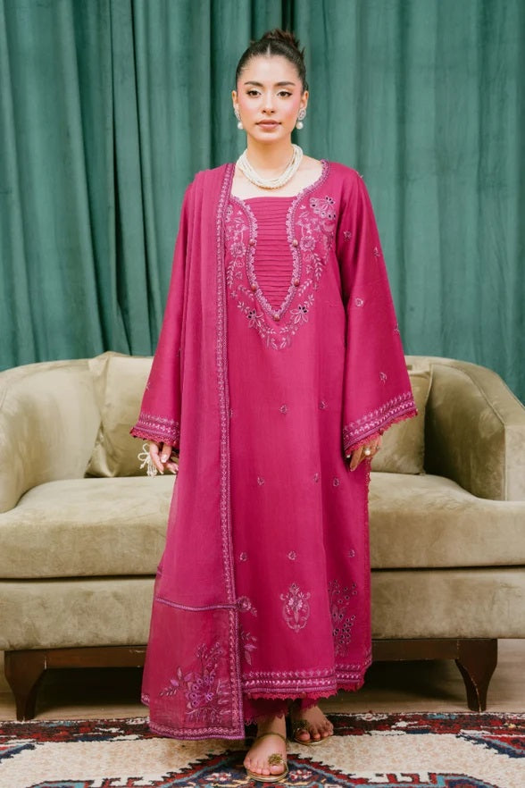 Fareeha Viscose By Humdum D-02 – Humdum 3-piece unstitched suit