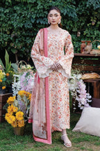 Yards Floral Lawn D-02 – Yards 3-piece unstitched suit