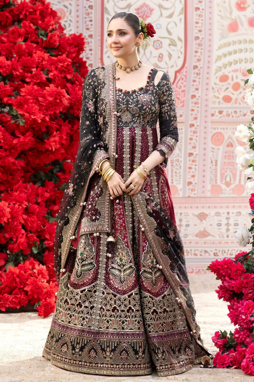 Nureh Jhoomro Formal Wear NL-95 – Nureh 3-piece unstitched suit