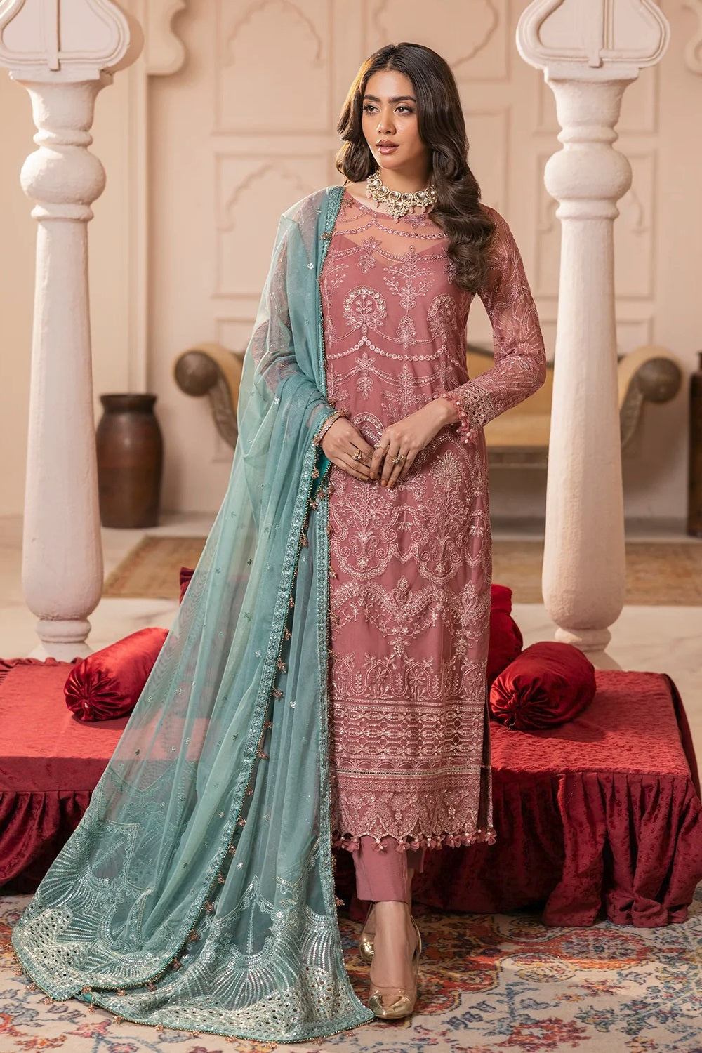 Gulmira Formal By HON D-02 (Tala) by House of Nawab – House of Nawab 3-piece unstitched suit