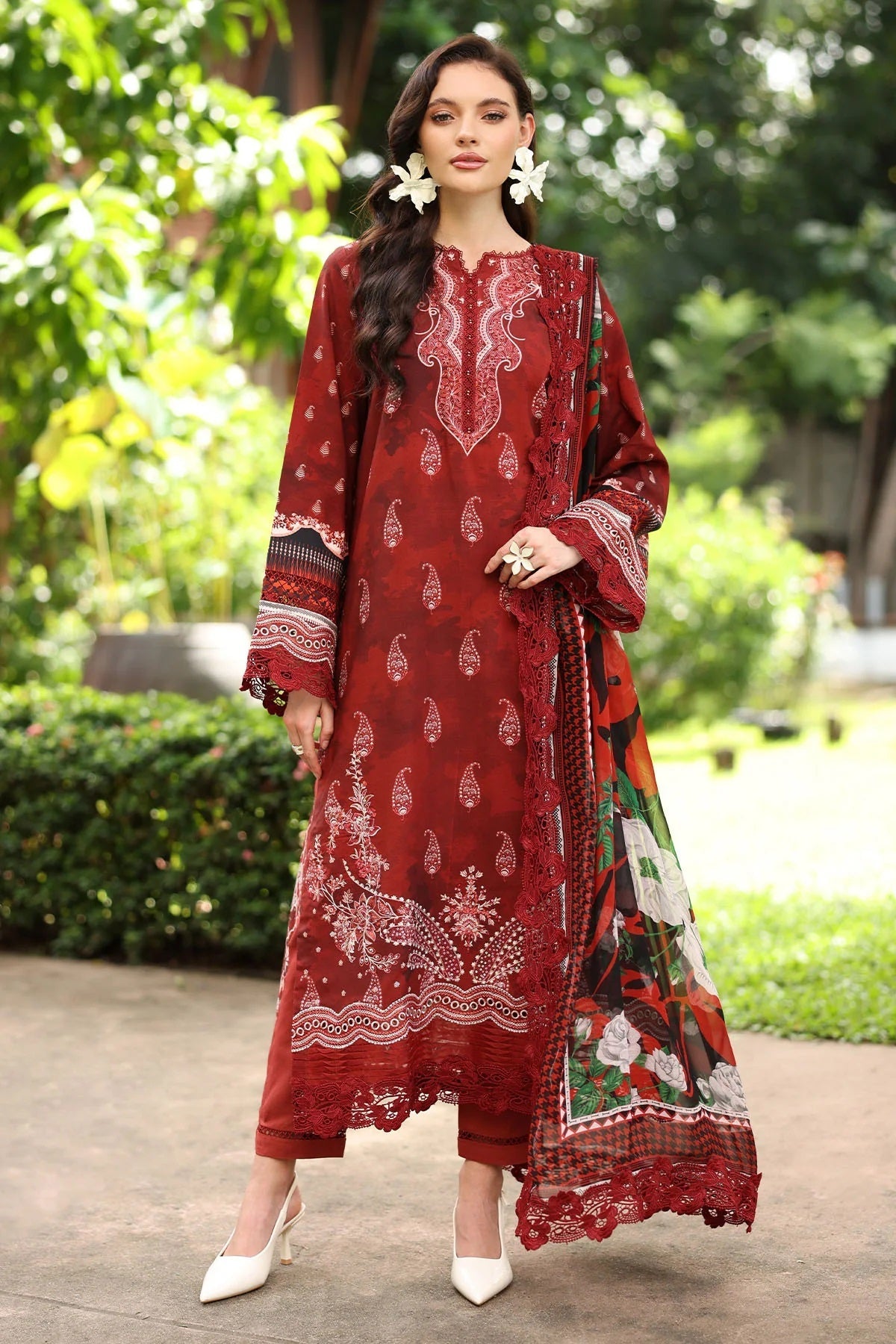 Nureh Daily Delights Viscose DD-18 – Nureh 3-piece unstitched suit