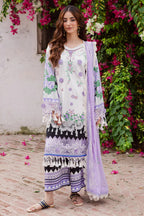 Gulzar Viscose By Mahnur G-02 – Mahnur 3-piece unstitched suit