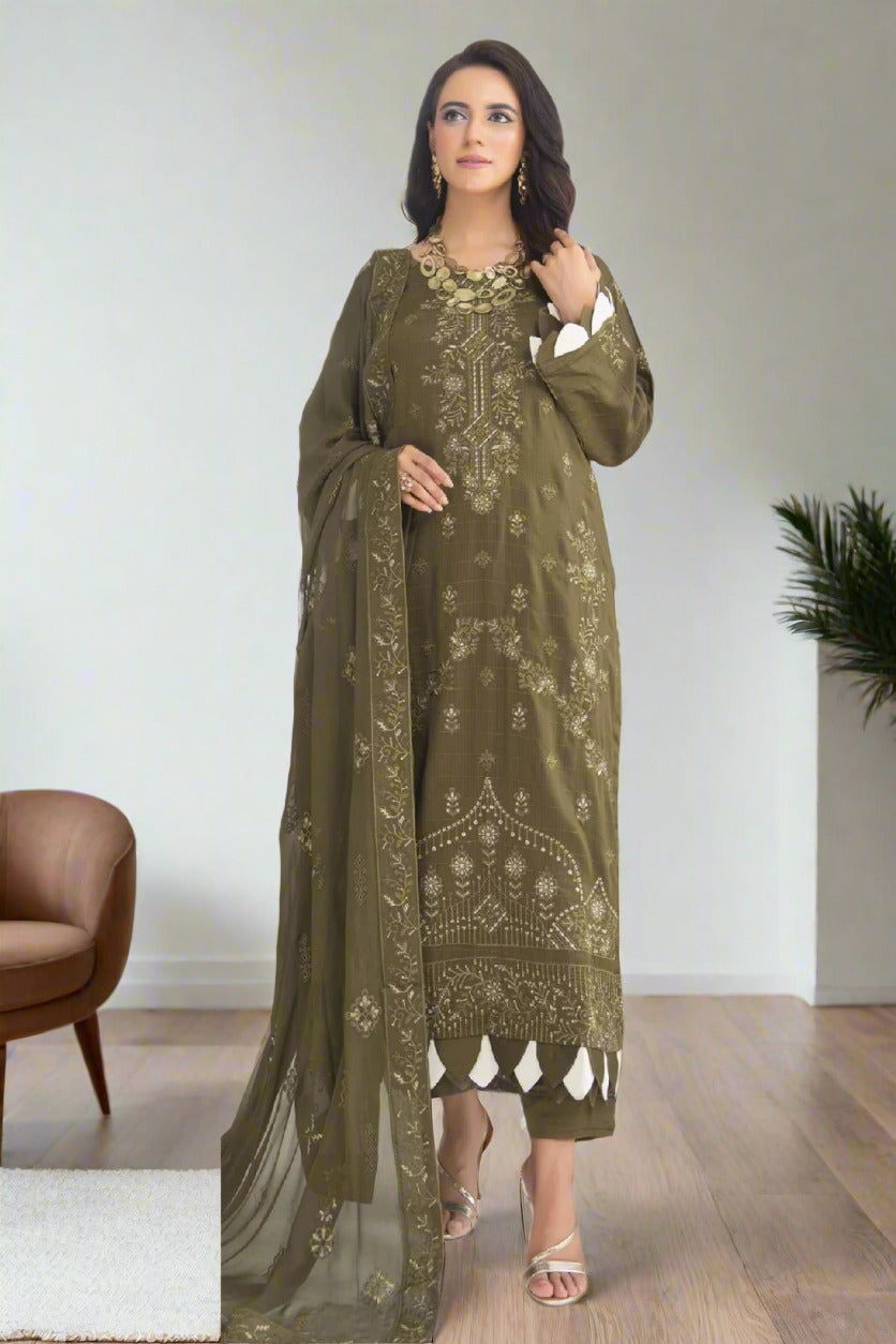 Aalaya Charm Viscose D-02 – Aalaya 3-piece unstitched suit