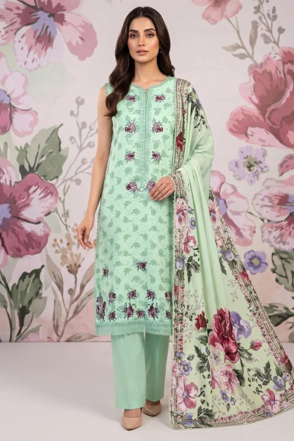 Laiba Karandi By Humdum D-02 – Humdum 3-piece unstitched suit