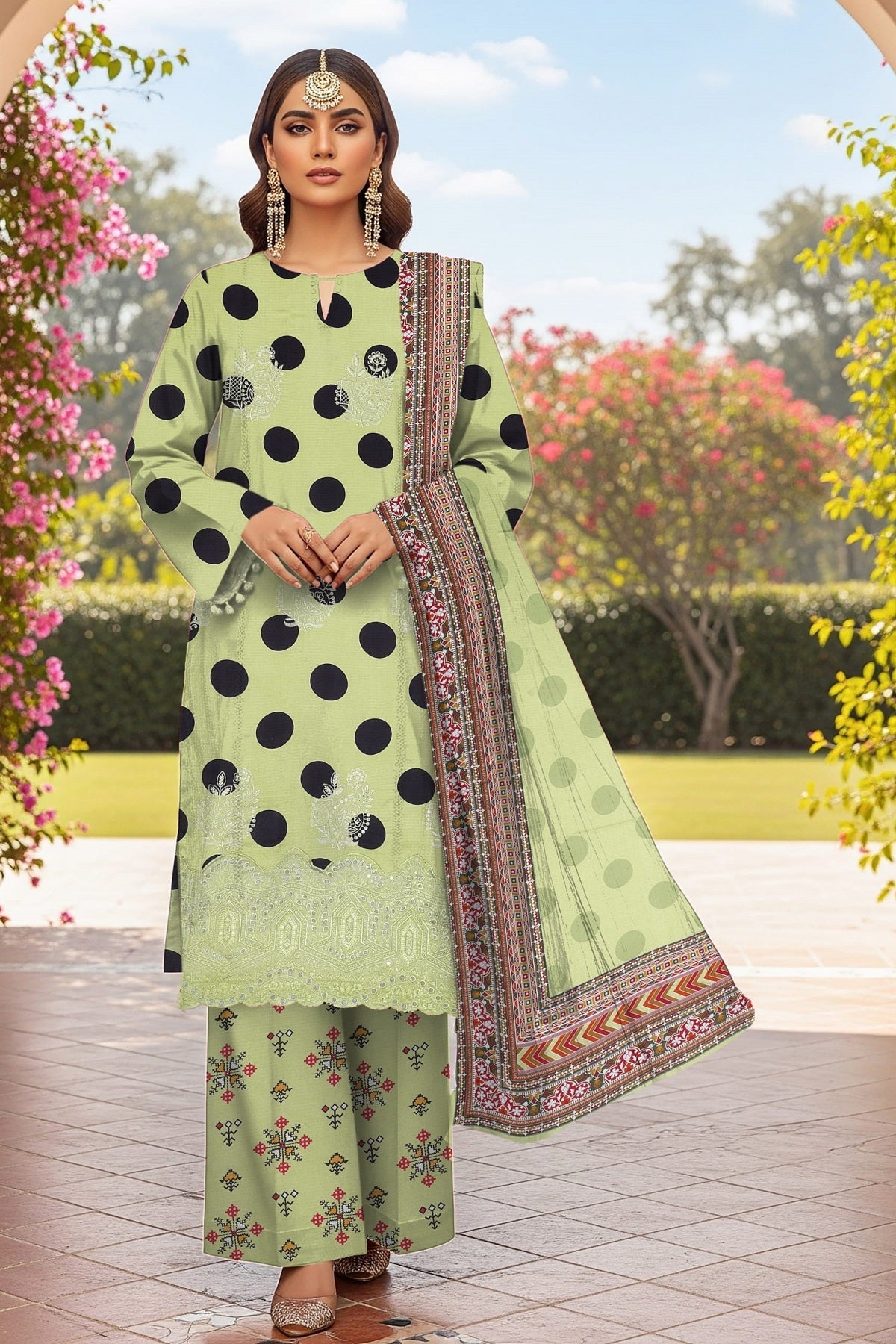 Palwasha Kanwal Linen D-02 – Palwasha 3-piece unstitched suit