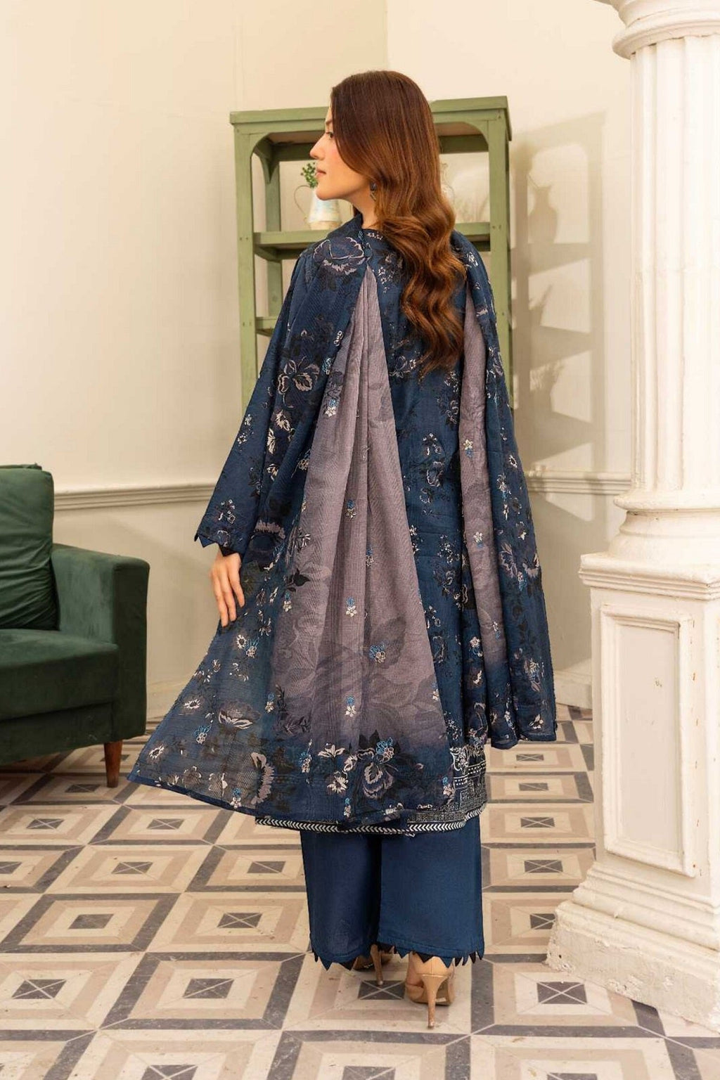 Abisha Culture Lawn D-03 by Abisha Fabrics, photo 2