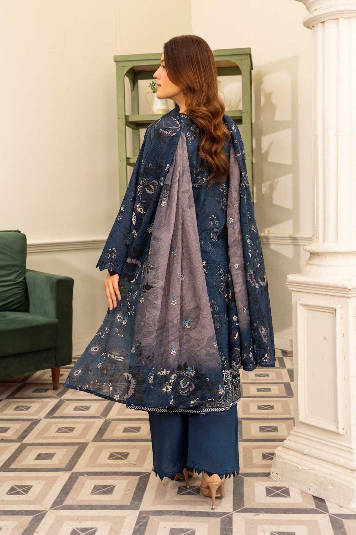 Abisha Culture Lawn D-03 by Abisha Fabrics, photo 2