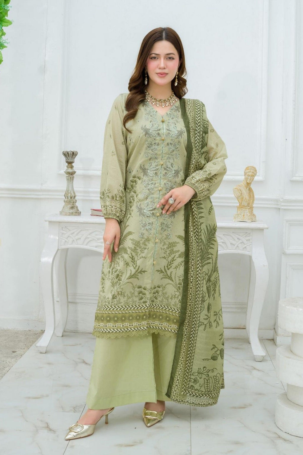 Abisha Lawn D-03 by Abisha Fabrics – Abisha Fabrics 3-piece unstitched suit