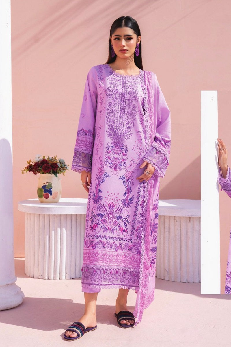 Warda Lawn By Celts D-03 – Celts 3-piece unstitched suit