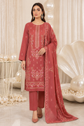 Mishal Leather Peach By Bin Rashid D-03 – Bin Rashid 3-piece unstitched suit