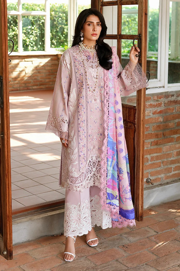 Mushq Luxury Lawn D-03 (Opulent Whisper) – Mushq 3-piece unstitched suit