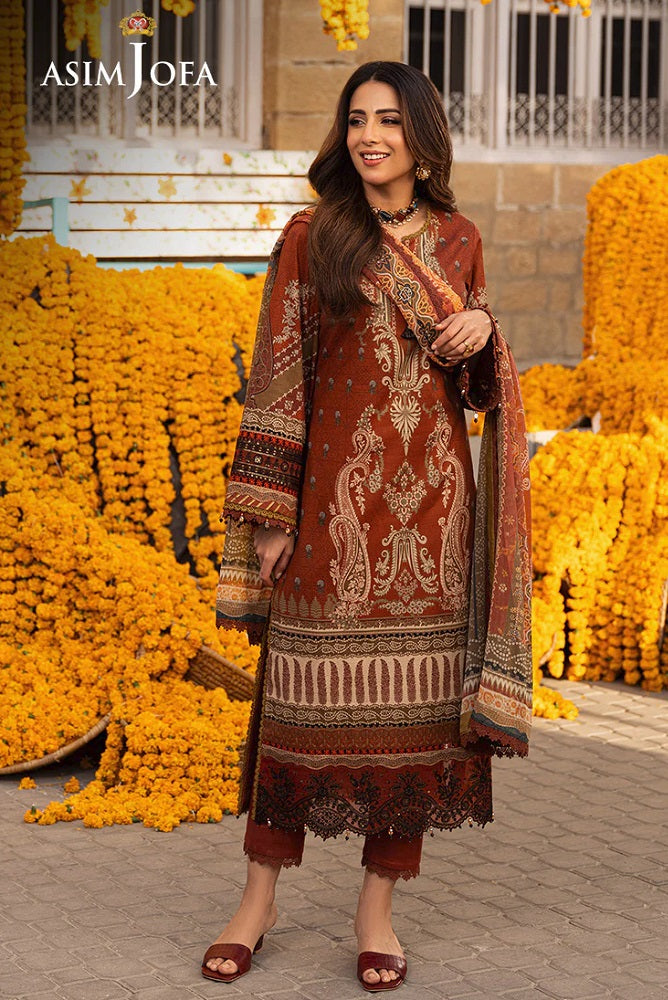 Asim Jofa Aira Lawn AJAR-03 – Asim Jofa 3-piece unstitched suit