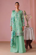 Aalaya Sage Linen D-05 – Aalaya 3-piece unstitched suit