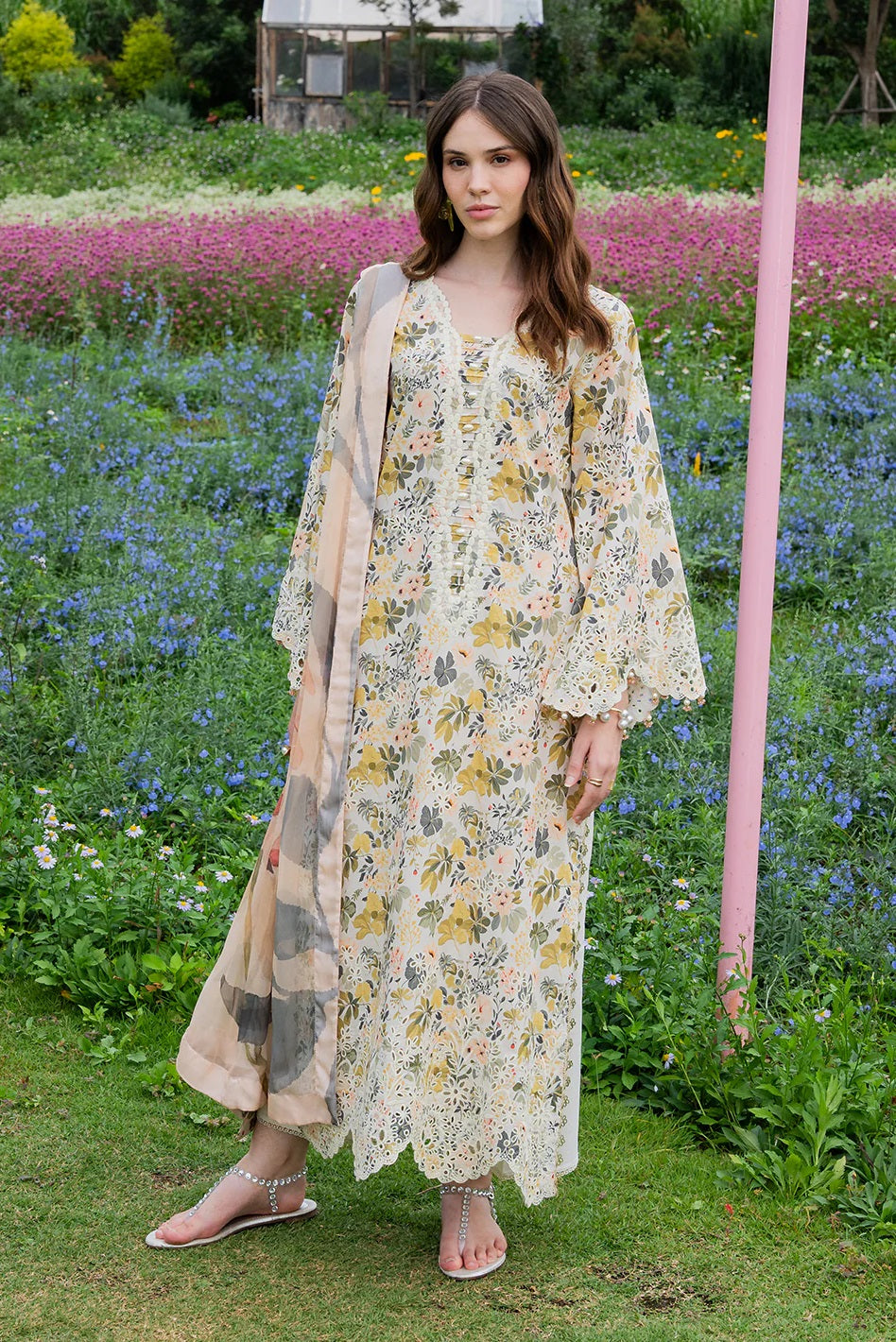 Oh So Cherry Lawn By Izel OSC-3052 (Orchid) – Izel 2-piece unstitched suit