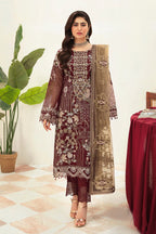 Ramsha Minhal Formal Wear M-1003 – Ramsha 3-piece unstitched suit