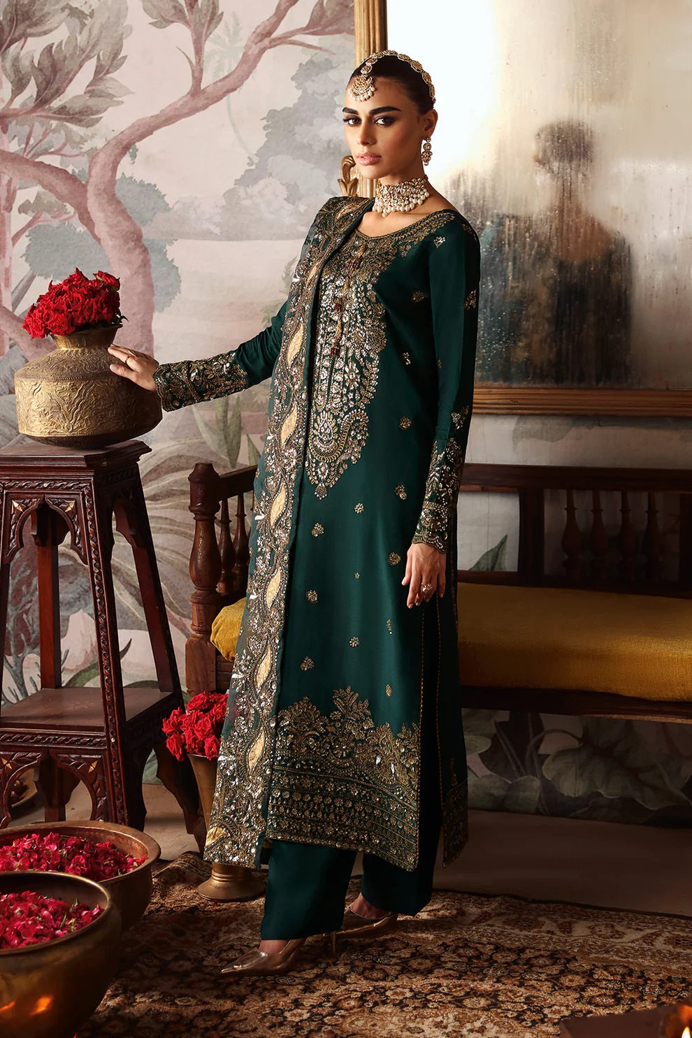 Shagna Premium Raw Silk By Ramsha S-03 – Ramsha 3-piece unstitched suit
