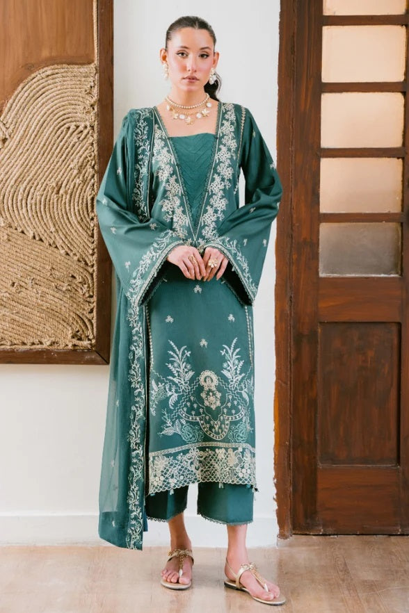 Fareeha Viscose By Humdum D-03 – Humdum 3-piece unstitched suit
