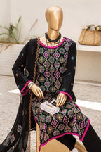 Dukhtar Lawn By KZ Textile D-03 – KZ Textile 3-piece unstitched suit