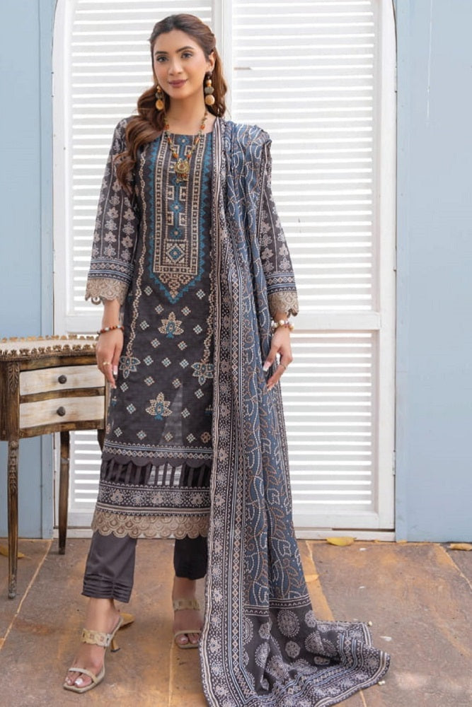 Aalaya Ragni Lawn D-03 – Aalaya 3-piece unstitched suit