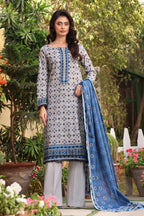Malhar Lawn By Firdous ML-03 – Firdous 3-piece unstitched suit