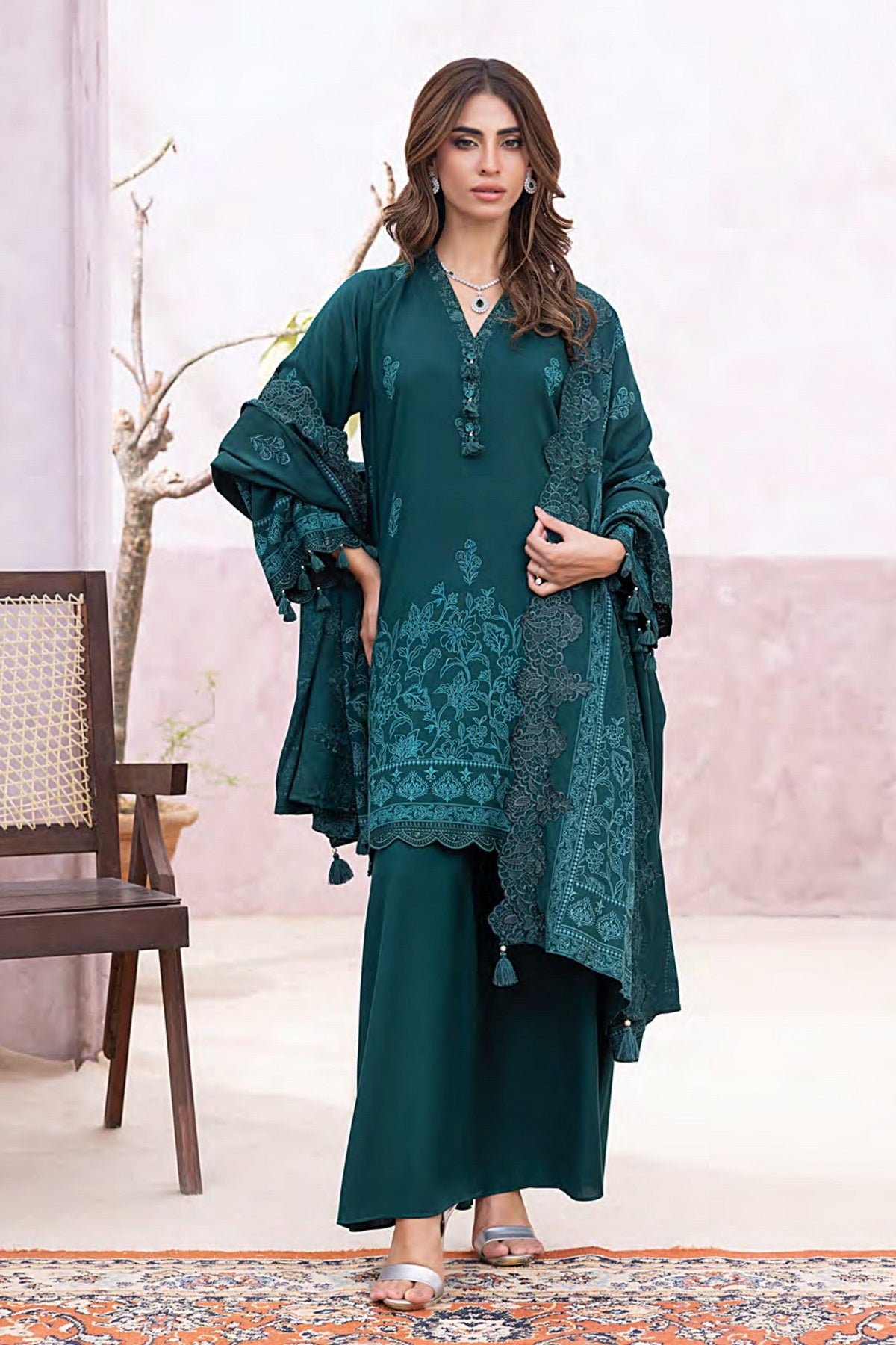 LSM Cashmi Wool LG-0475B by Lakhany – Lakhany 3-piece unstitched suit